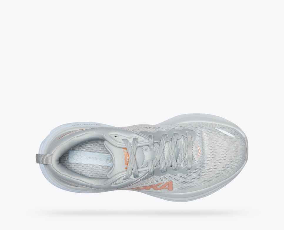 Hoka Bondi 8 Grey