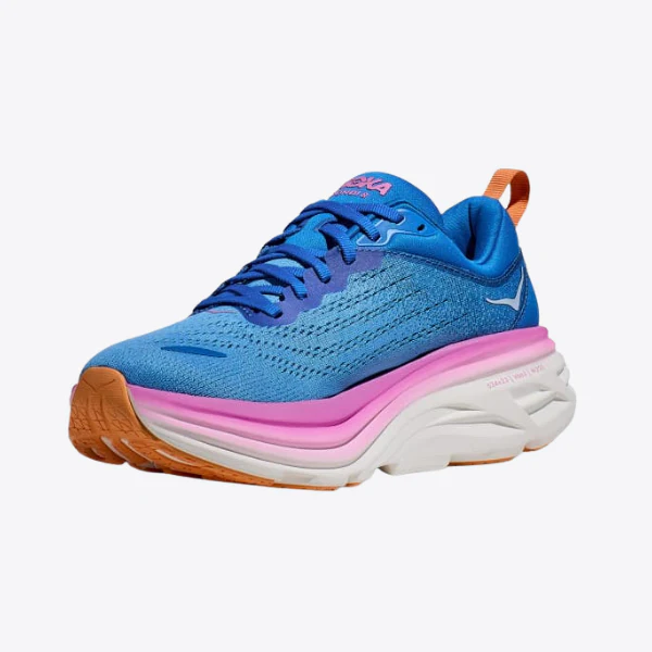 Hoka Bondi 8 Blue/Pink