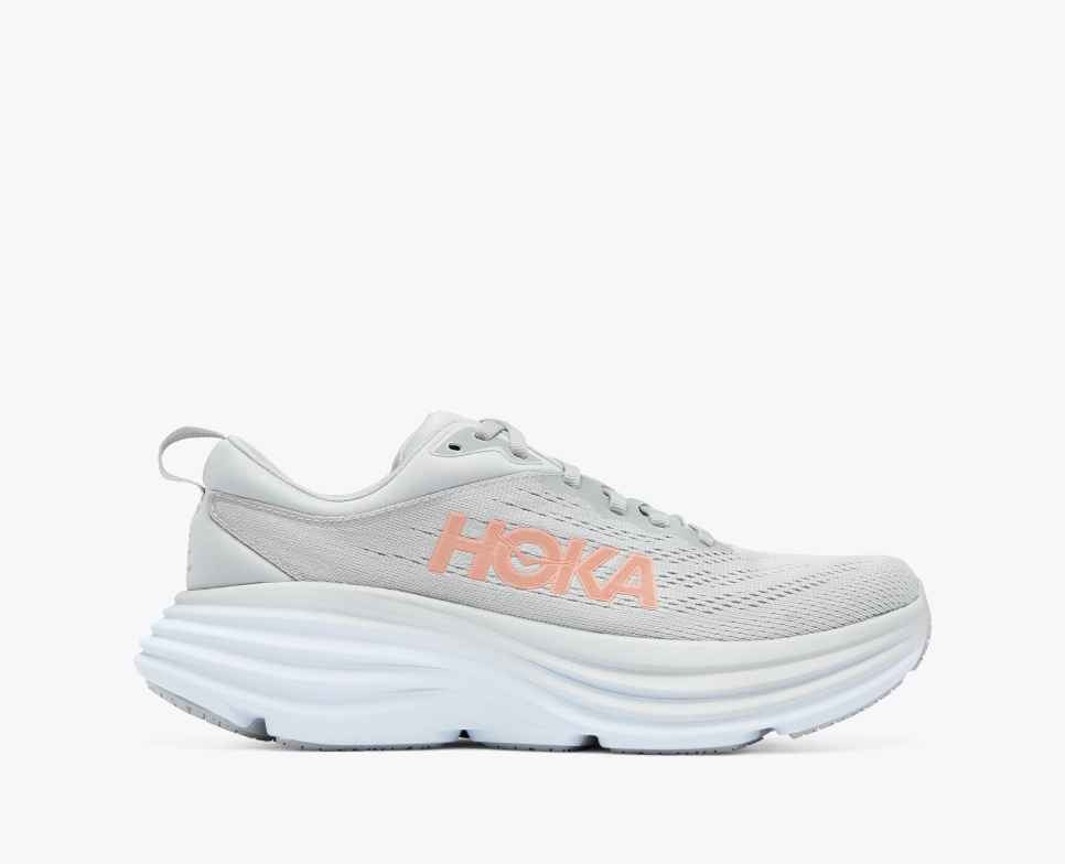 Hoka Bondi 8 Grey