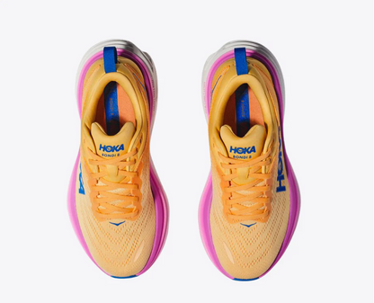Hoka Bondi 8 Yellow Pink