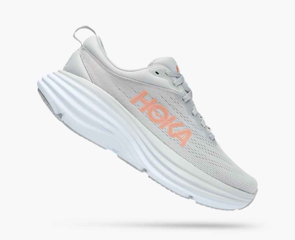 Hoka Bondi 8 Grey
