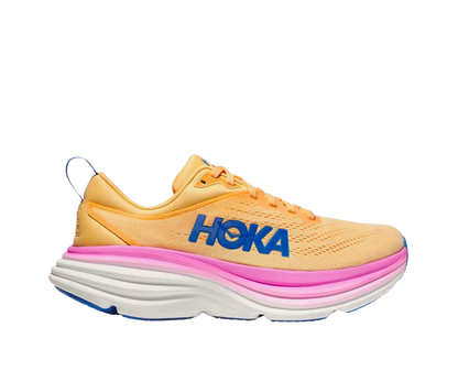 Hoka Bondi 8 Yellow Pink