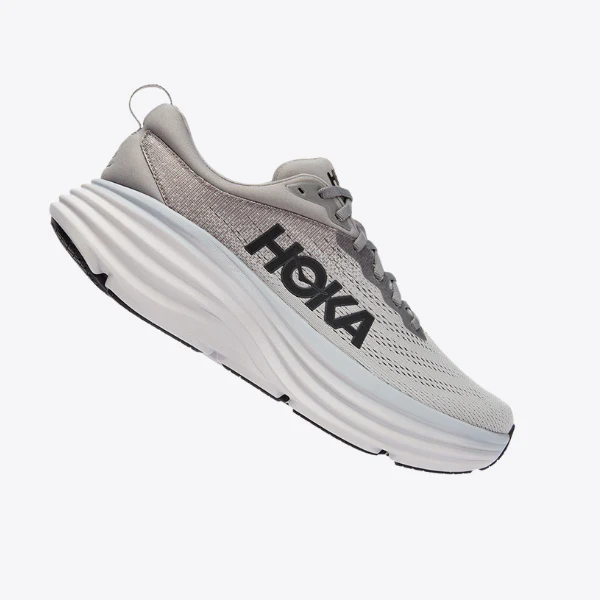 Hoka Bondi 8 Grey